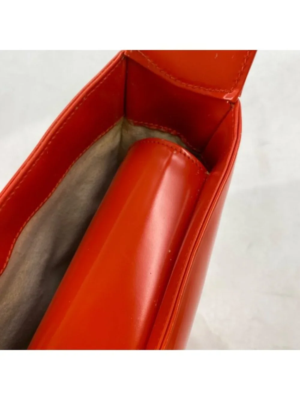 Gucci Shoulder Bag Enamel Orange GG Party - Picture 14 of 15
